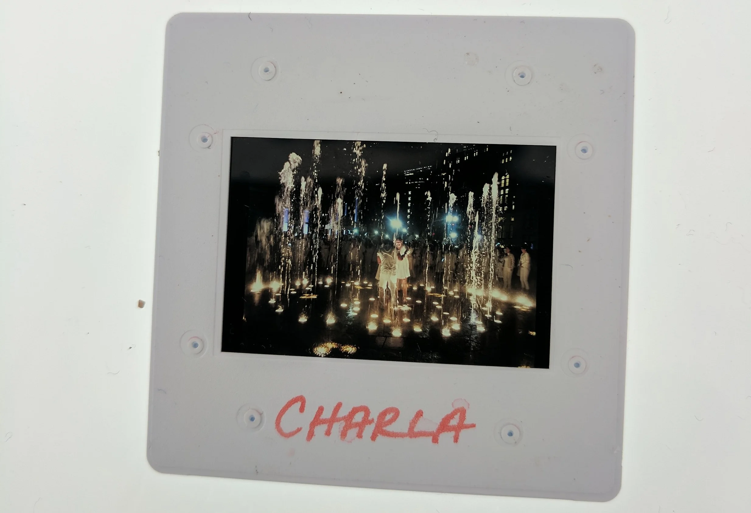 A slide from Charla's collection of images.