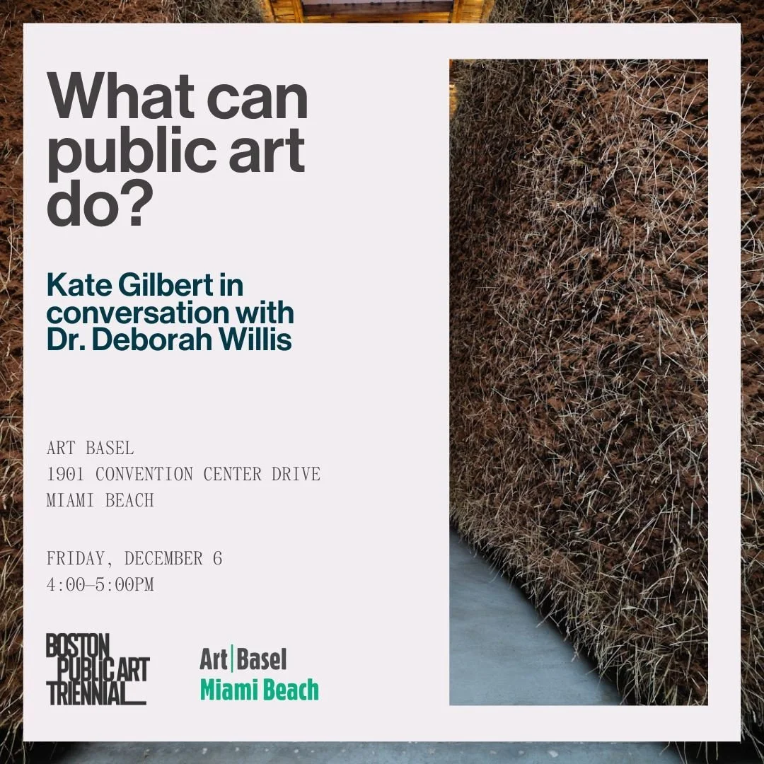 Don't miss Triennial Executive Director, @kategilbertstudio in conversation with artist, curator, and historian, Dr. Deborah Willis at Art Basel this Friday! With Kimberly Bradley, Conversations Curator at Art Basel as moderator, their conversation '