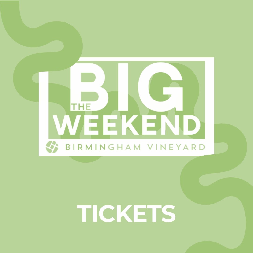 Take a look at the ticket &amp; deadline information for The Big Weekend. We&rsquo;re so excited for the big weekend and we would love to spend the time with you! ☀️