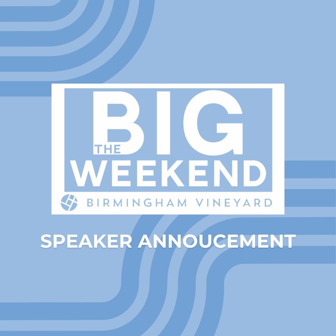 We are so excited to announce that John and Debby Wright will be coming to speak and share their wisdom at The Big Weekend! It&rsquo;s not too late to book on. You can still book on at bvc.so/bigweekend until the 31st May. ☀️