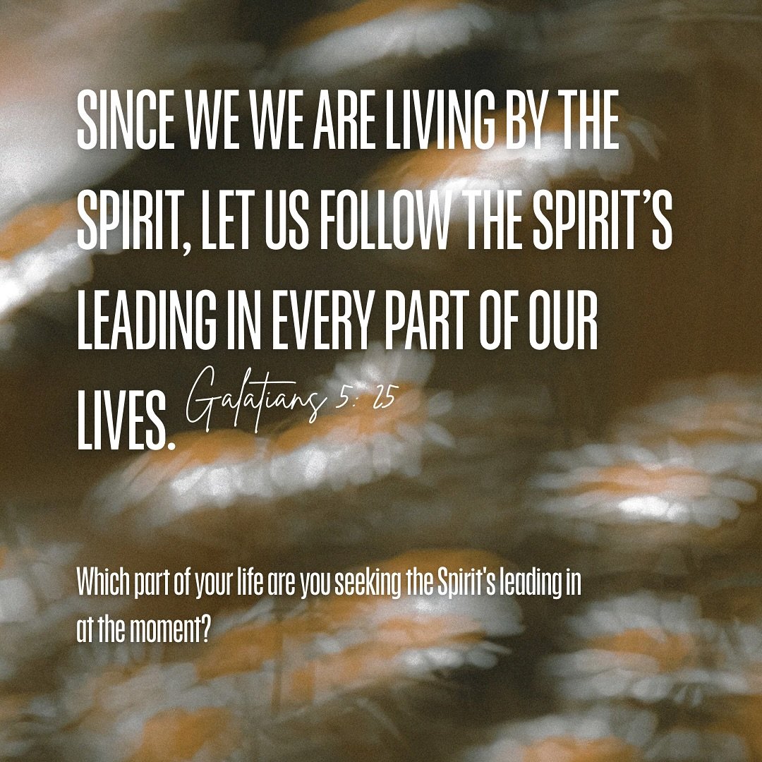 Join us on Sunday! We will be exploring &lsquo;Living by the Spirit&rsquo; as part of our teaching series &lsquo;Love in Action&rsquo; ❤️ See you there!! 🤩