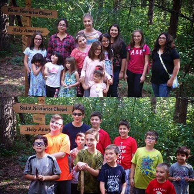 #TBT to this time 2 years ago! September 2015 we had the pleasure of hosting Sts. Constantine and Helen in Merrillville, IN for their parish retreat. Pictured here are the youth on the #Proskynitaria trail. #Discover #GoSIRC