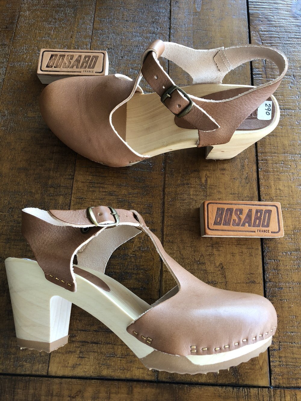 wooden sole clogs