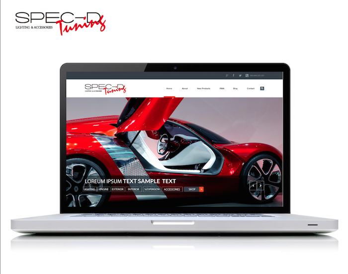 Spec-D Tuning Web Site Re-Design by Weart2.com