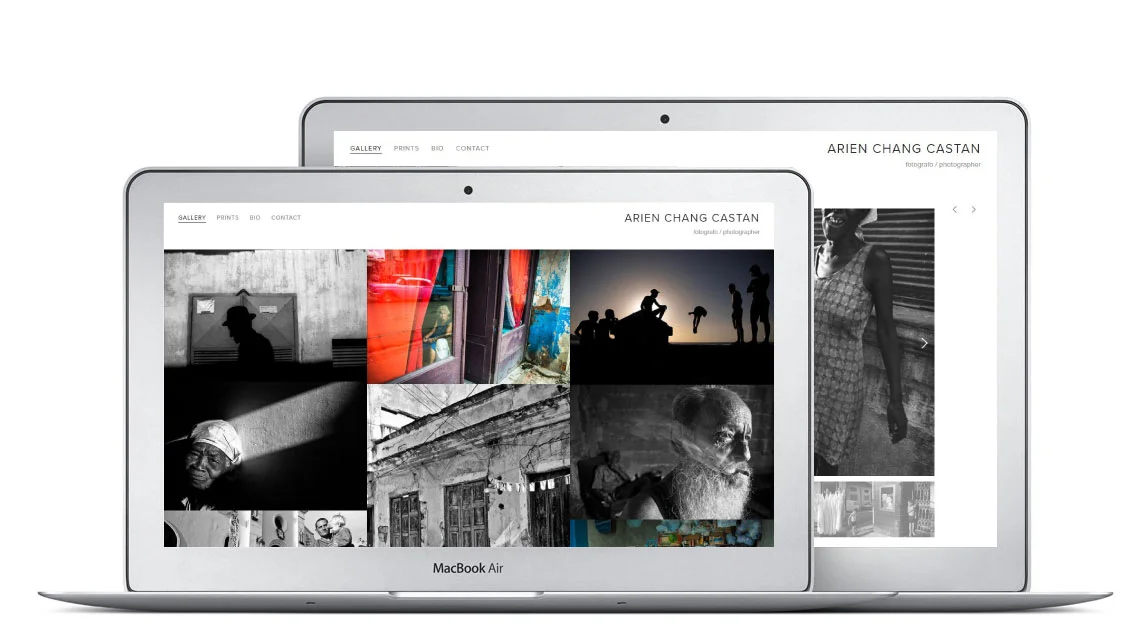 arien chang website design by weart2.com