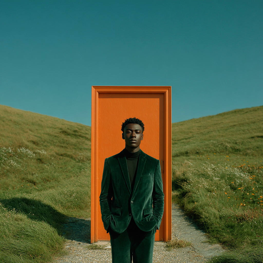 msastre_A_male_model_wearing_a_dark_green_velvet_suit_is_standi_9925ffa6-cddf-462c-85e7-392fcd3ce98a.png