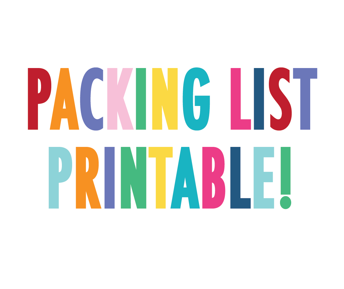 Packing List Printable