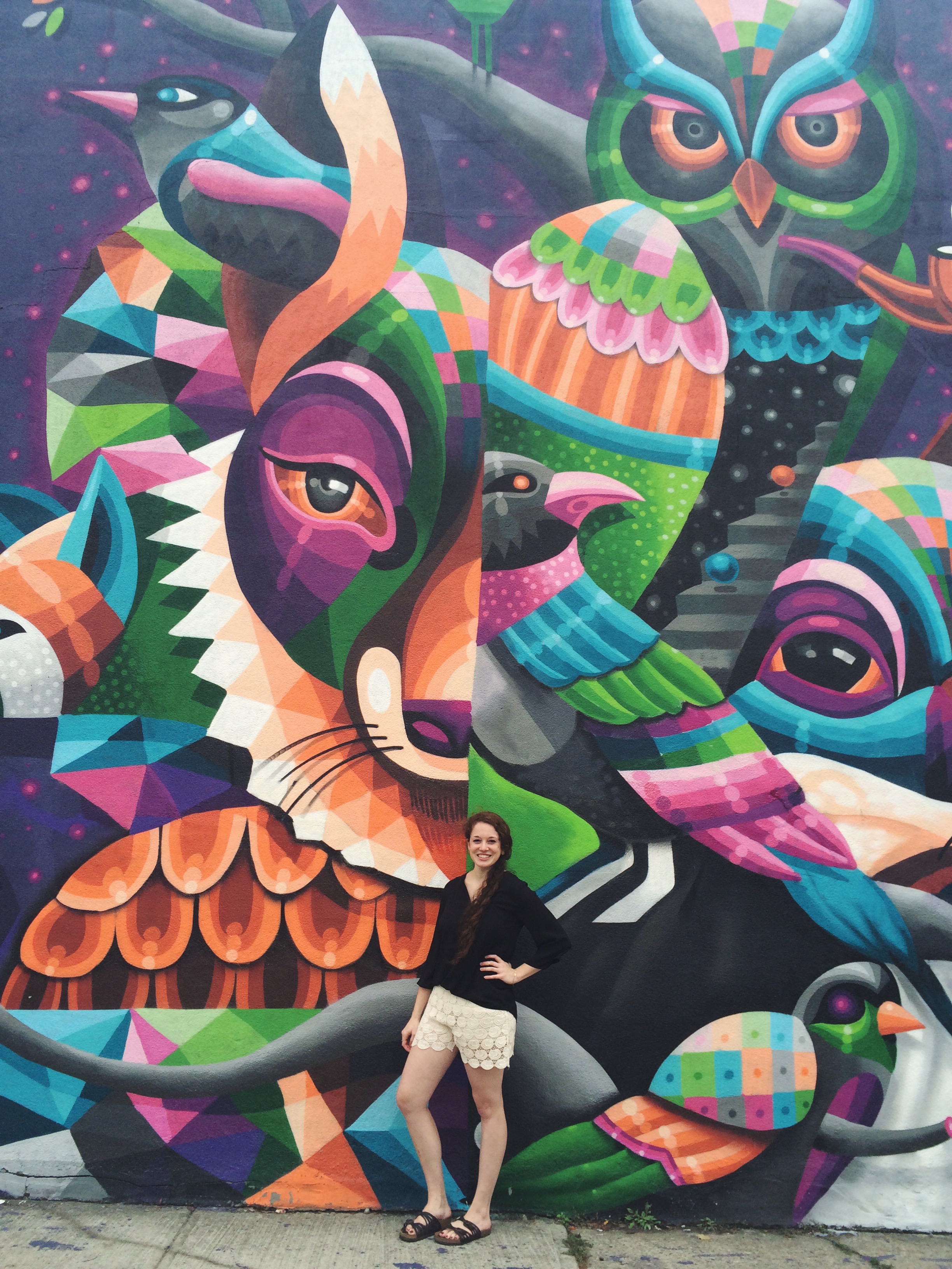 We had an amazing Bushwick Graffiti and Street Art tour in Brooklyn on Thursday. I enjoyed learning lots about the history and styles of graffiti.