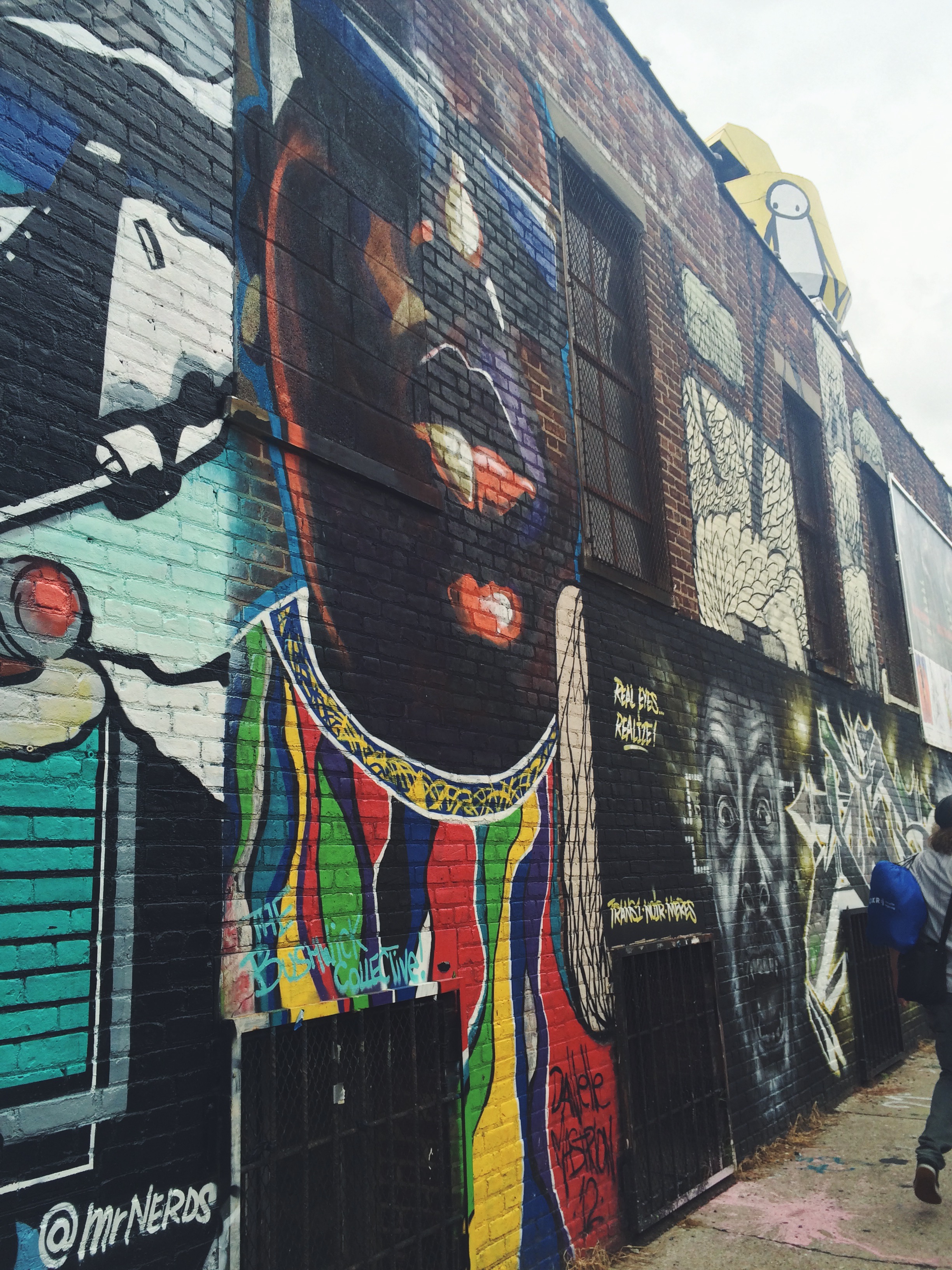 From the Graffiti tour in Brooklyn.