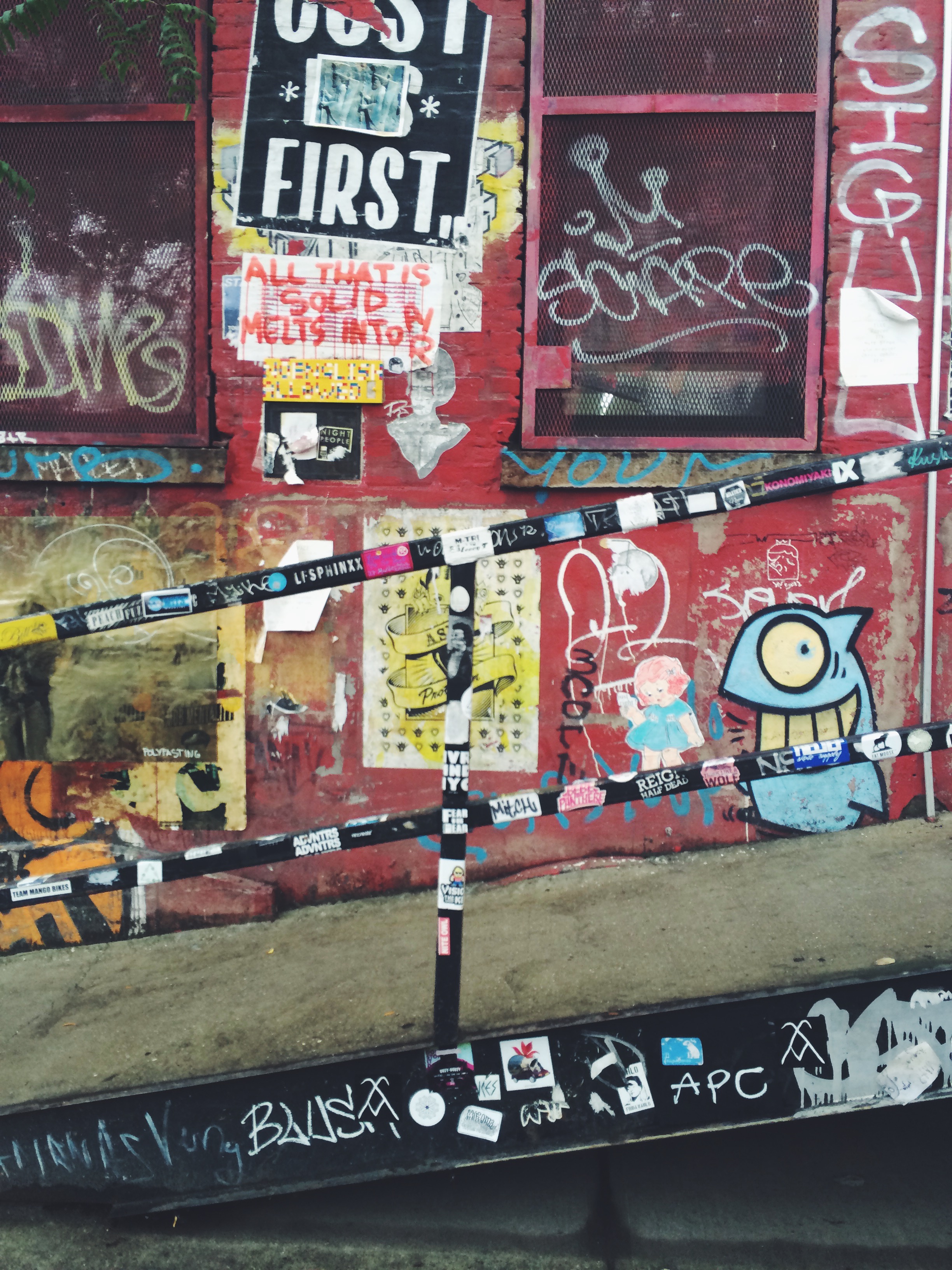 From the Graffiti tour in Brooklyn. 