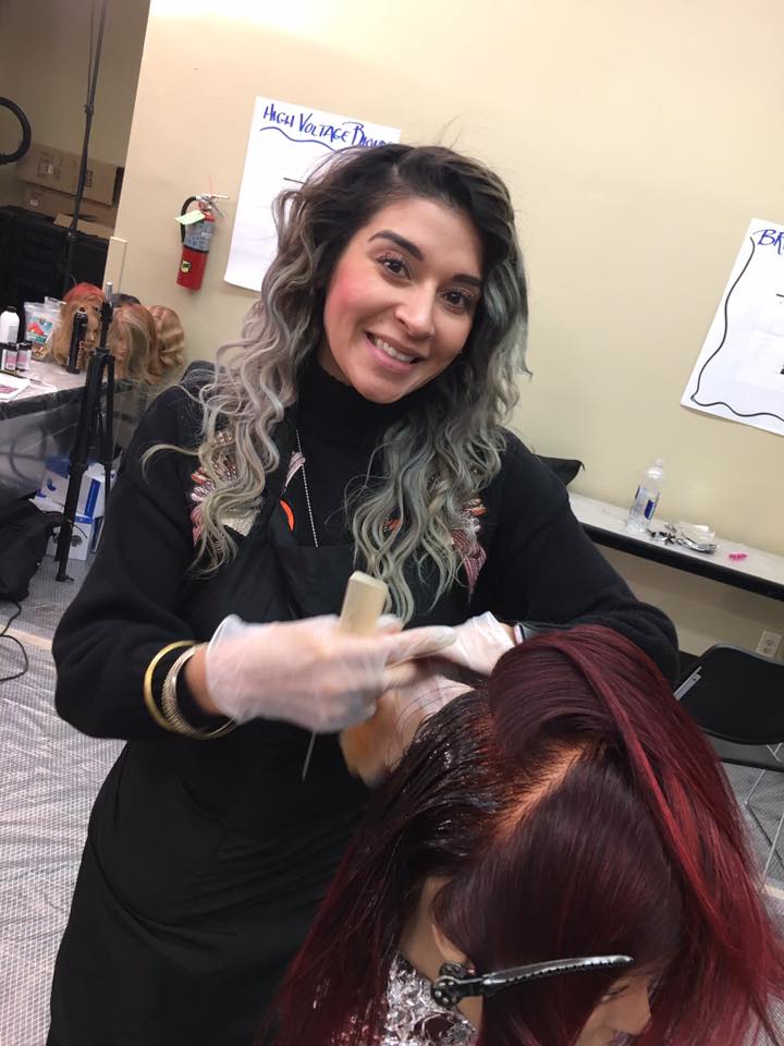 Redken artist, Edith Navarro