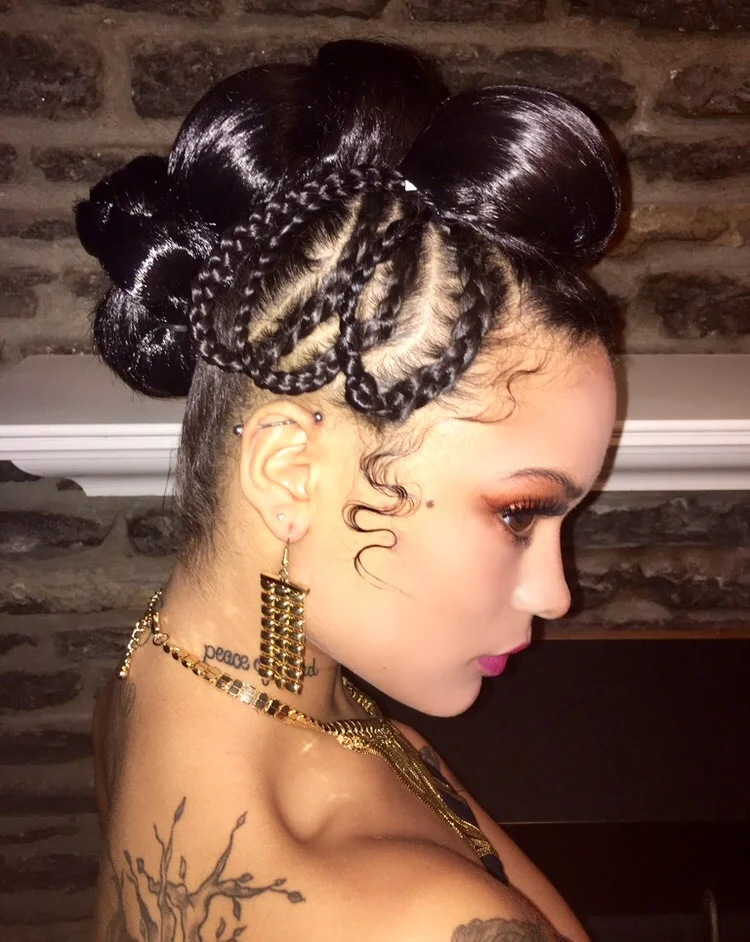 bts side profile of Ayanna