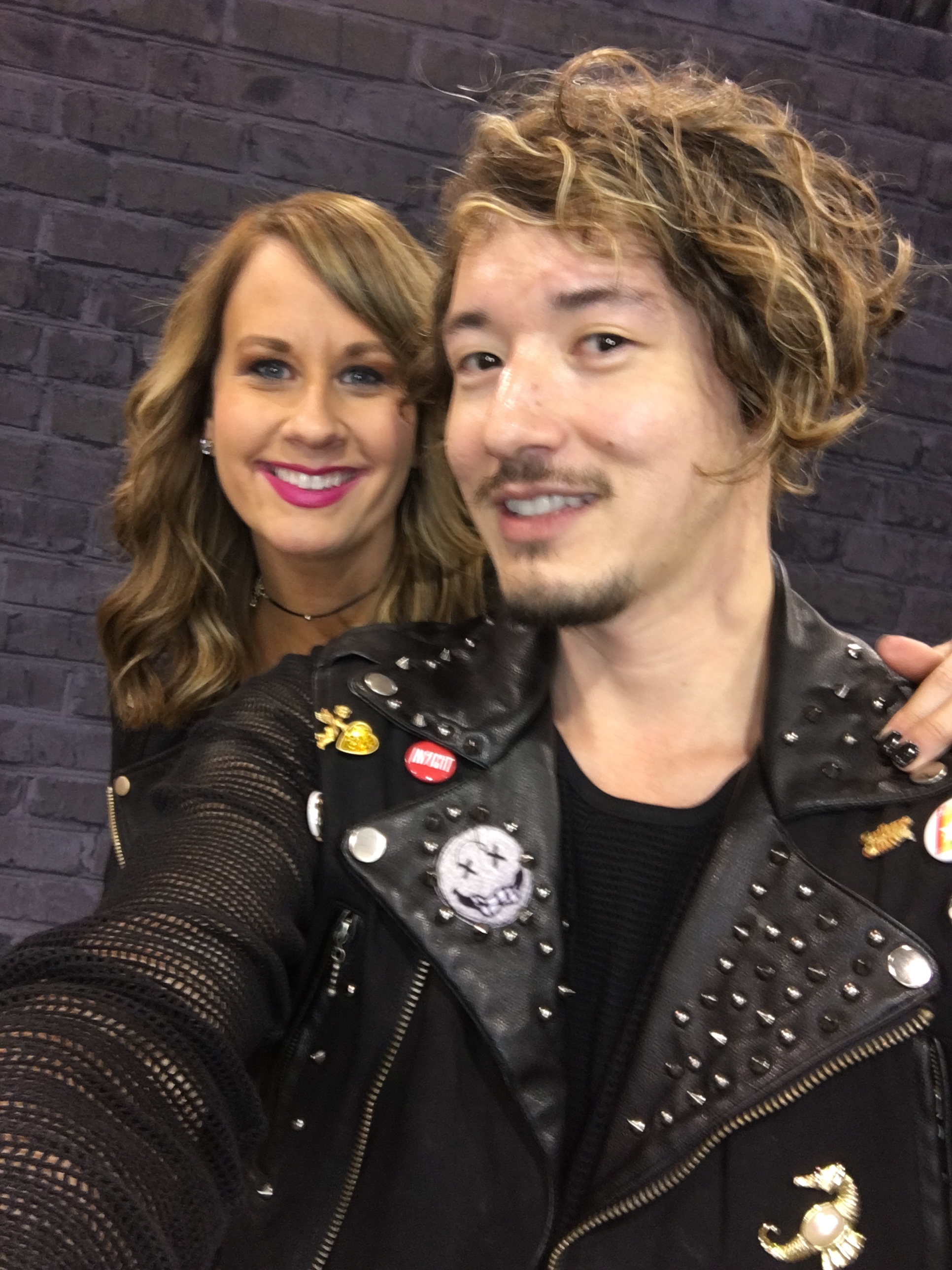 Selfie with Redken artist Michelle Monday
