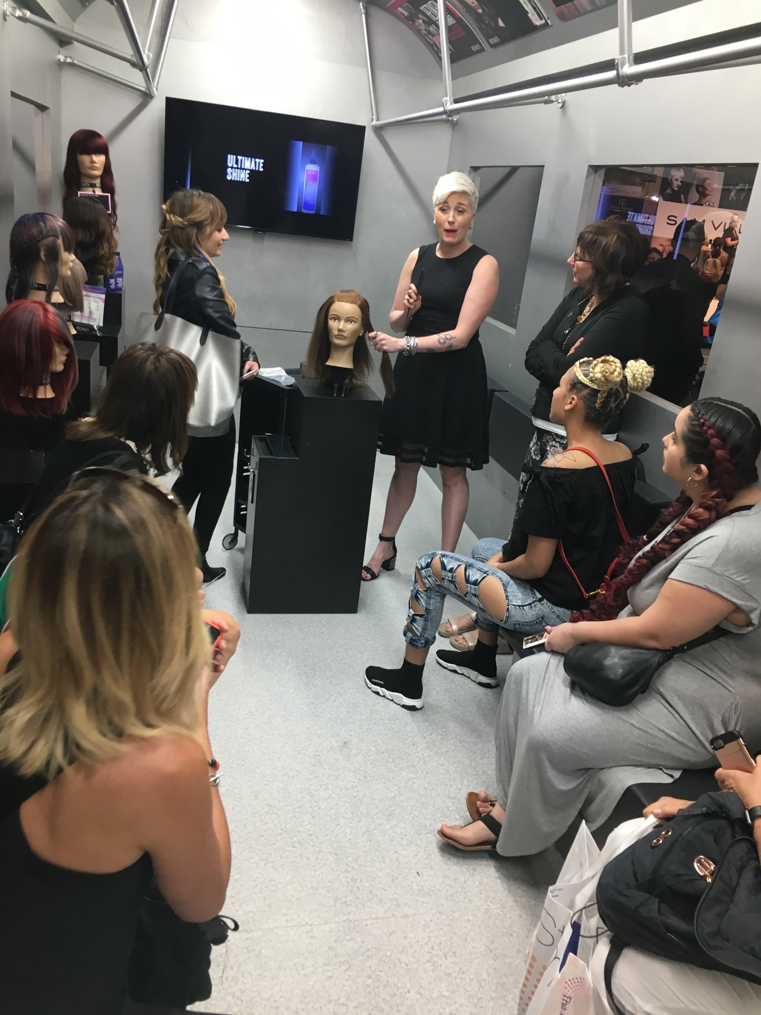 Redken artist Jackie takes the subway