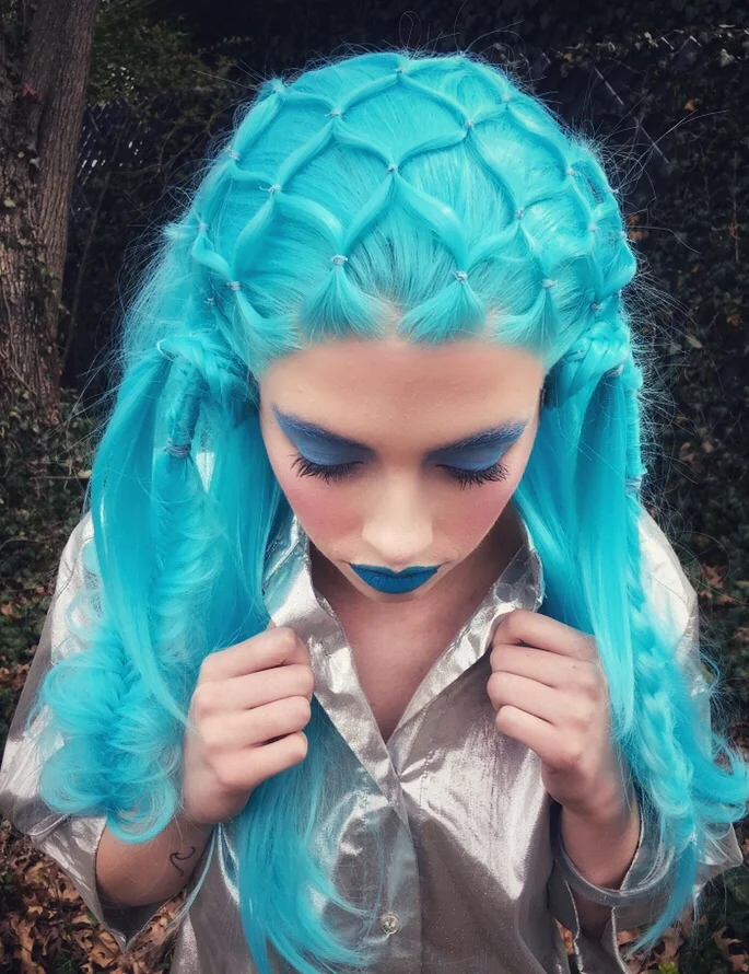 Alli's hair "Veil"