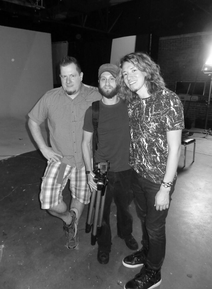 selfie with photographer, Joey and videographer, Blake