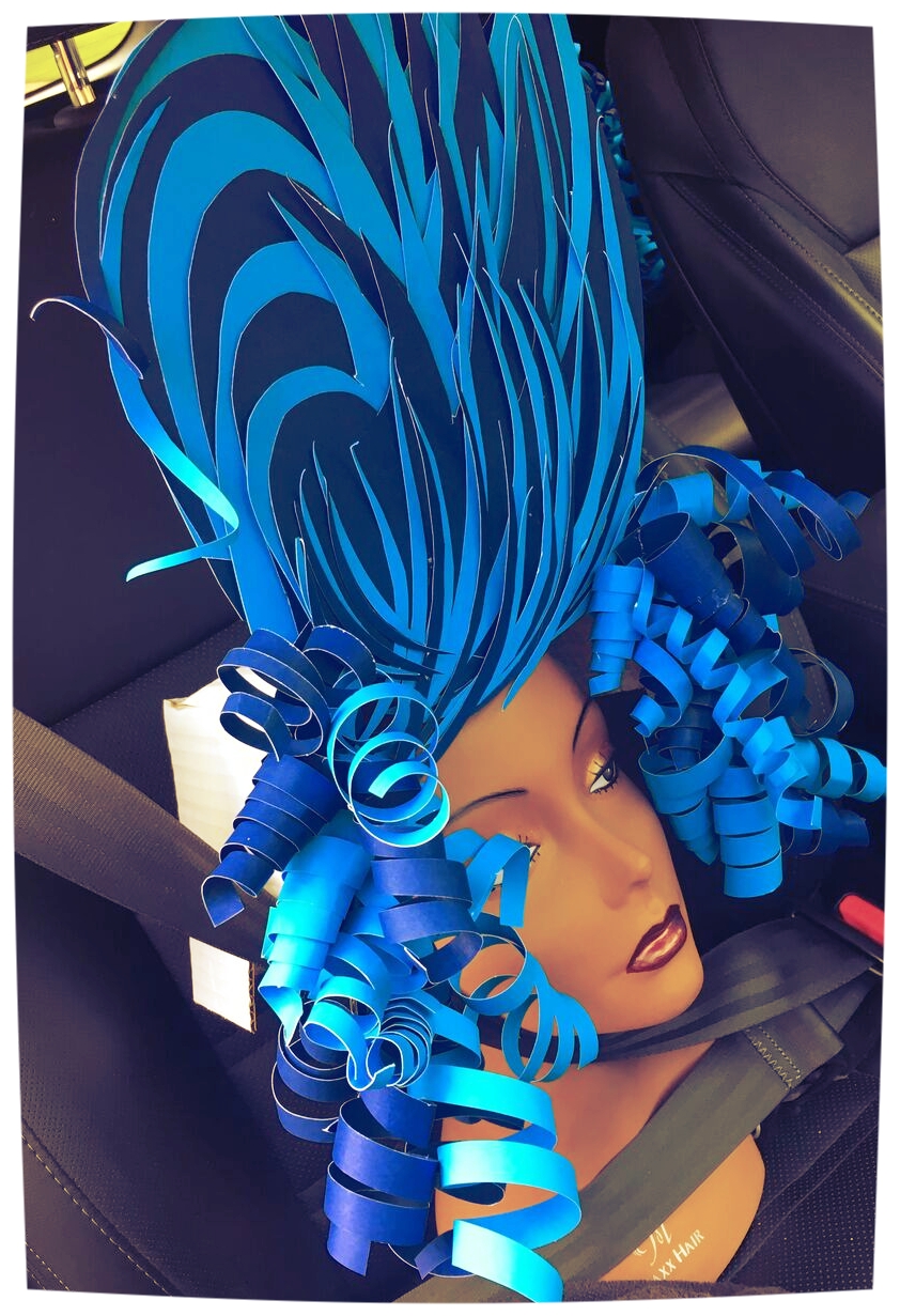 How I transported these wigs in my car so they wouldn’t get damaged