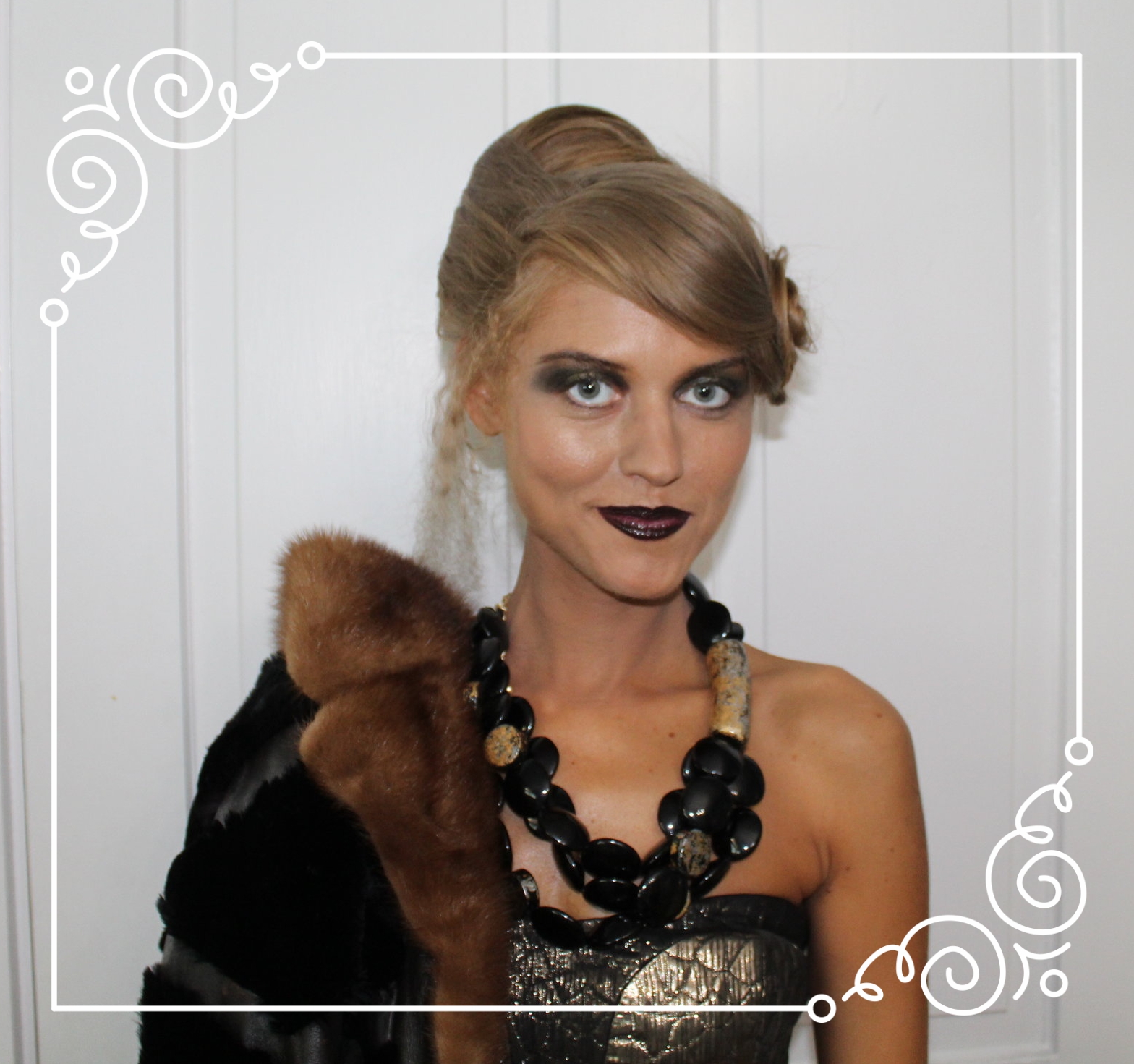 make up and hair on Magon