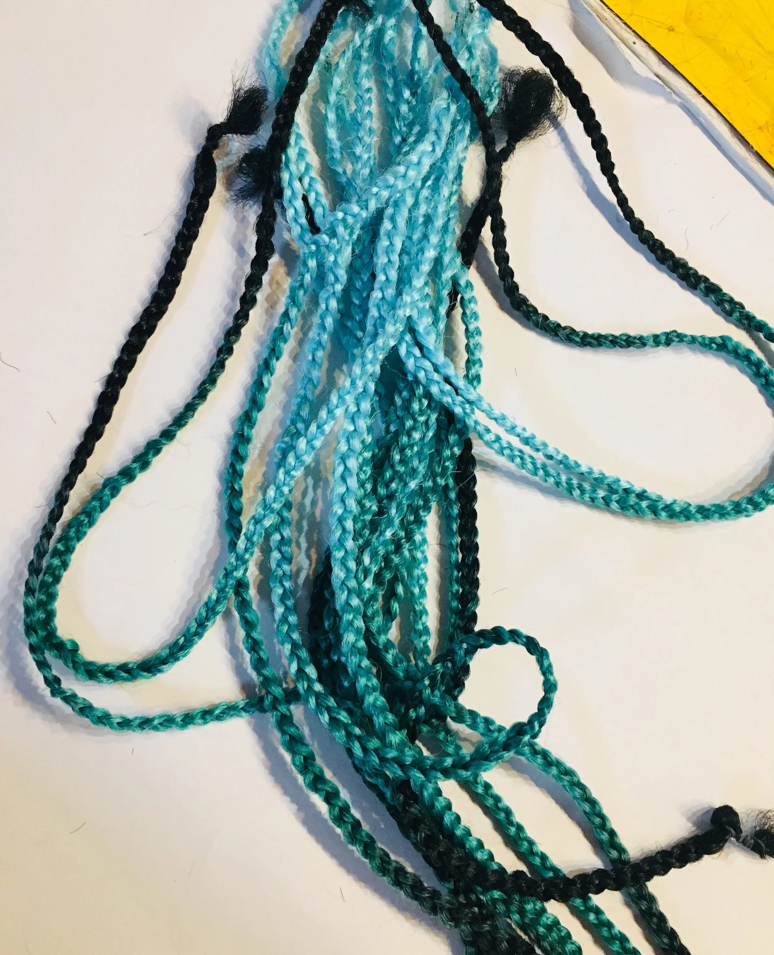I found this color at my local hair shop and fell in love with the color effect. I had to braid quite a few of theses