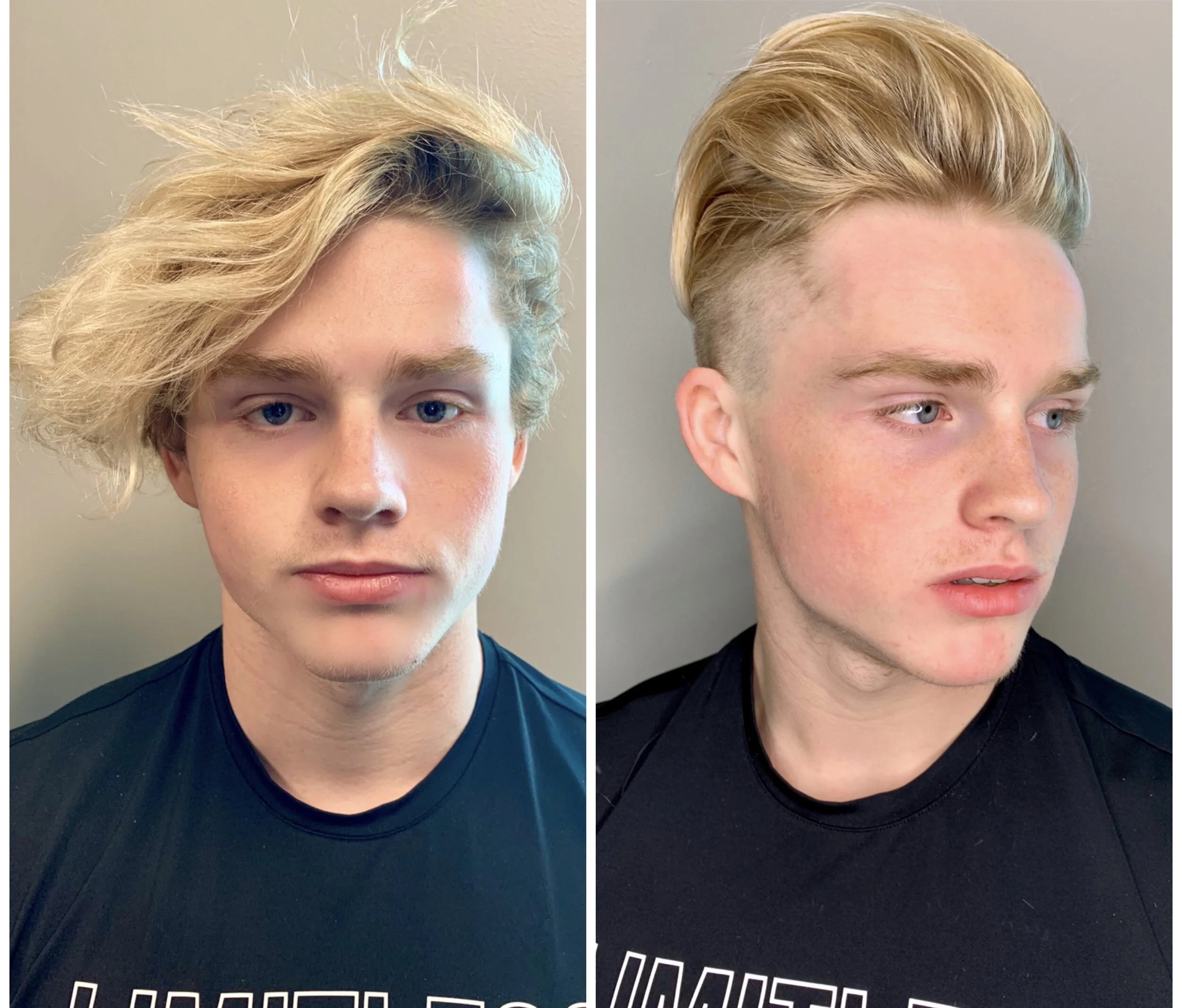 Men's Highlight and Faded Undercut