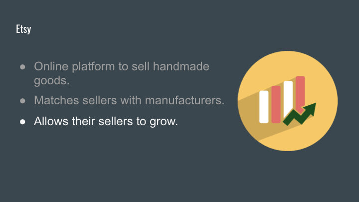 Since policy changes in 2013, sellers can now work with manufacturers or other help in their Etsy shop. It also has a supportive community