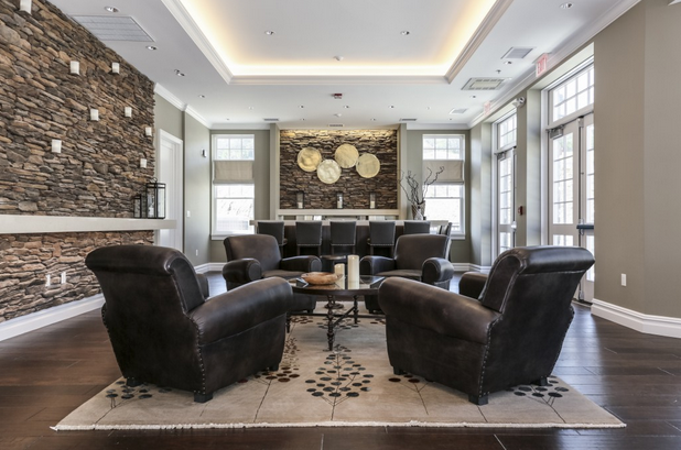 The clubhouse also will have a gathering room and a full bar. ( Benjamin C. Tankersley/For The Washington Post)