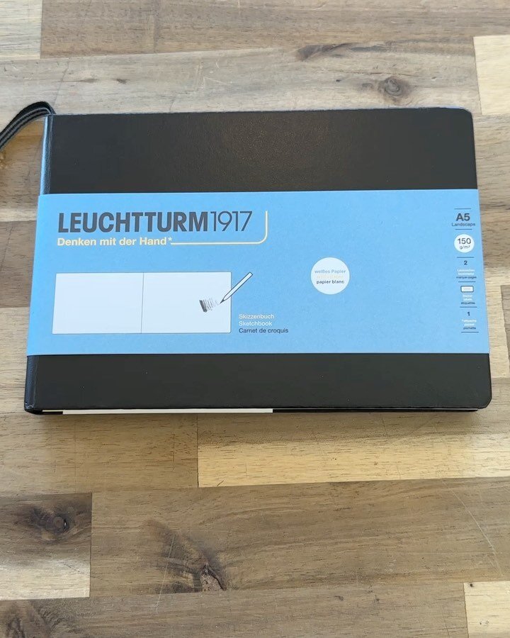 @leuchtturm1917 sketchbooks in the house! Comes with bright white 100lb paper that is killer for all dry media. We&rsquo;ve been using colored pencil on it and it&rsquo;s just beautiful! Comes in yellow, maroon and black in 9x12, 9x9 and 6x8 landscap