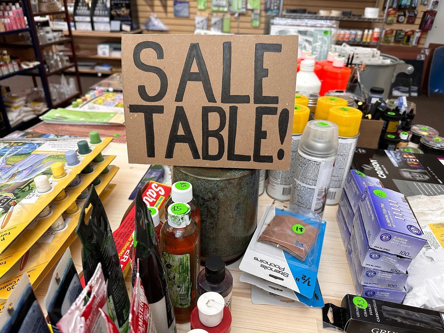 Sale table&rsquo;s lookin pretty pretty!
