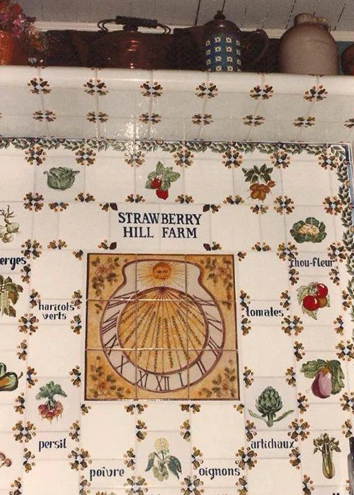Hand painted Spanish tile