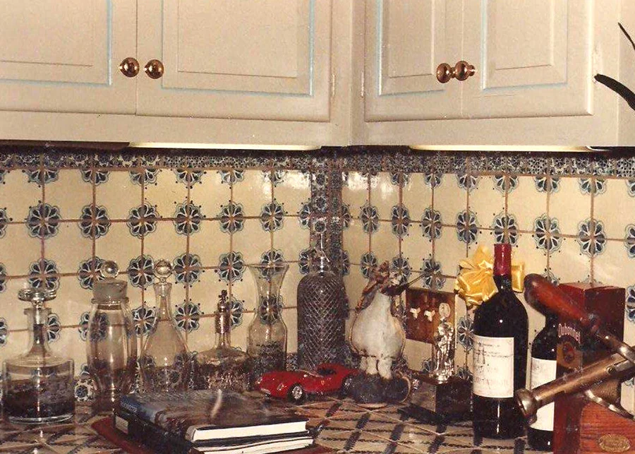 Hand painted Mexican tile