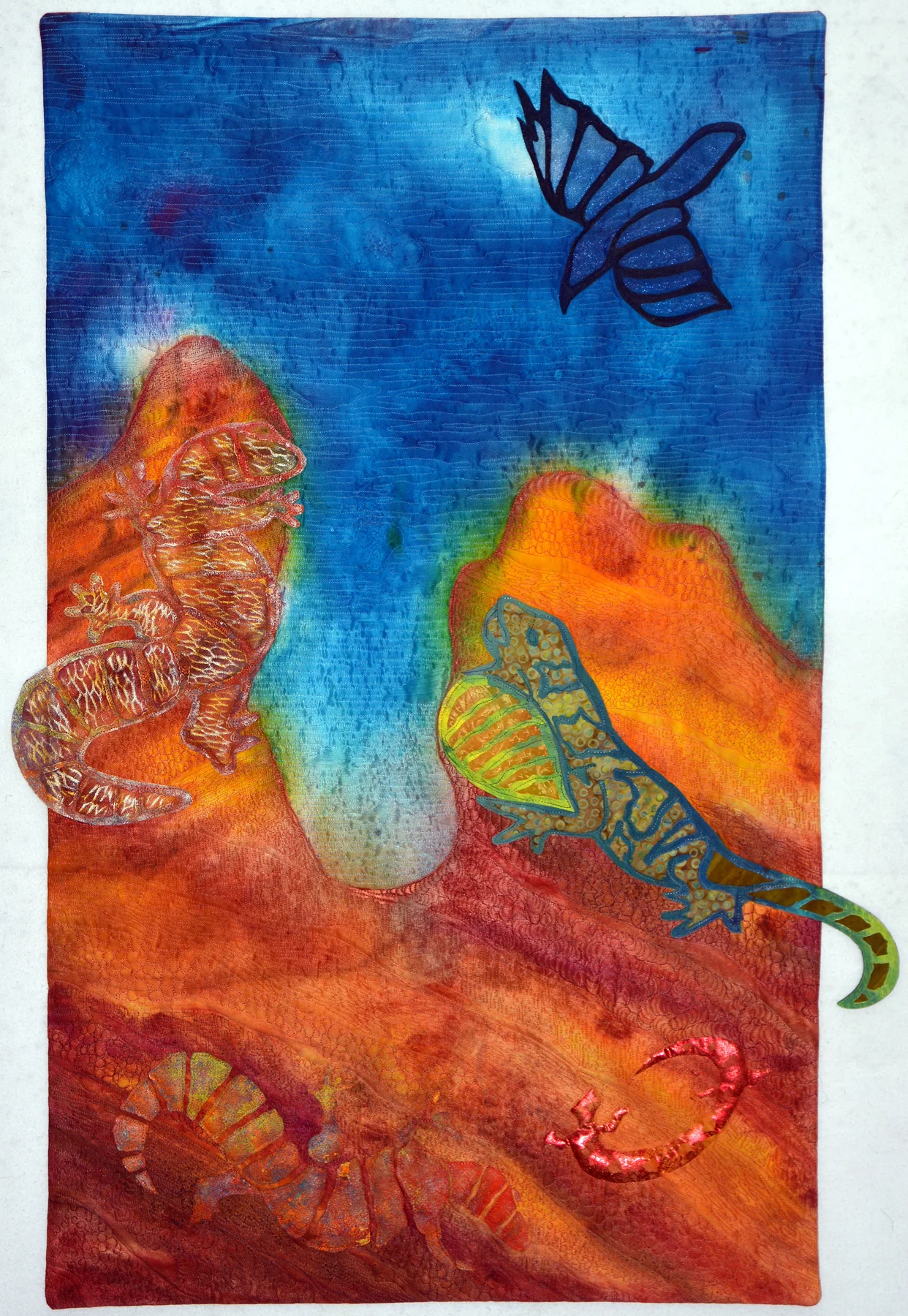 Hiding in the Red Rocks - SOLD