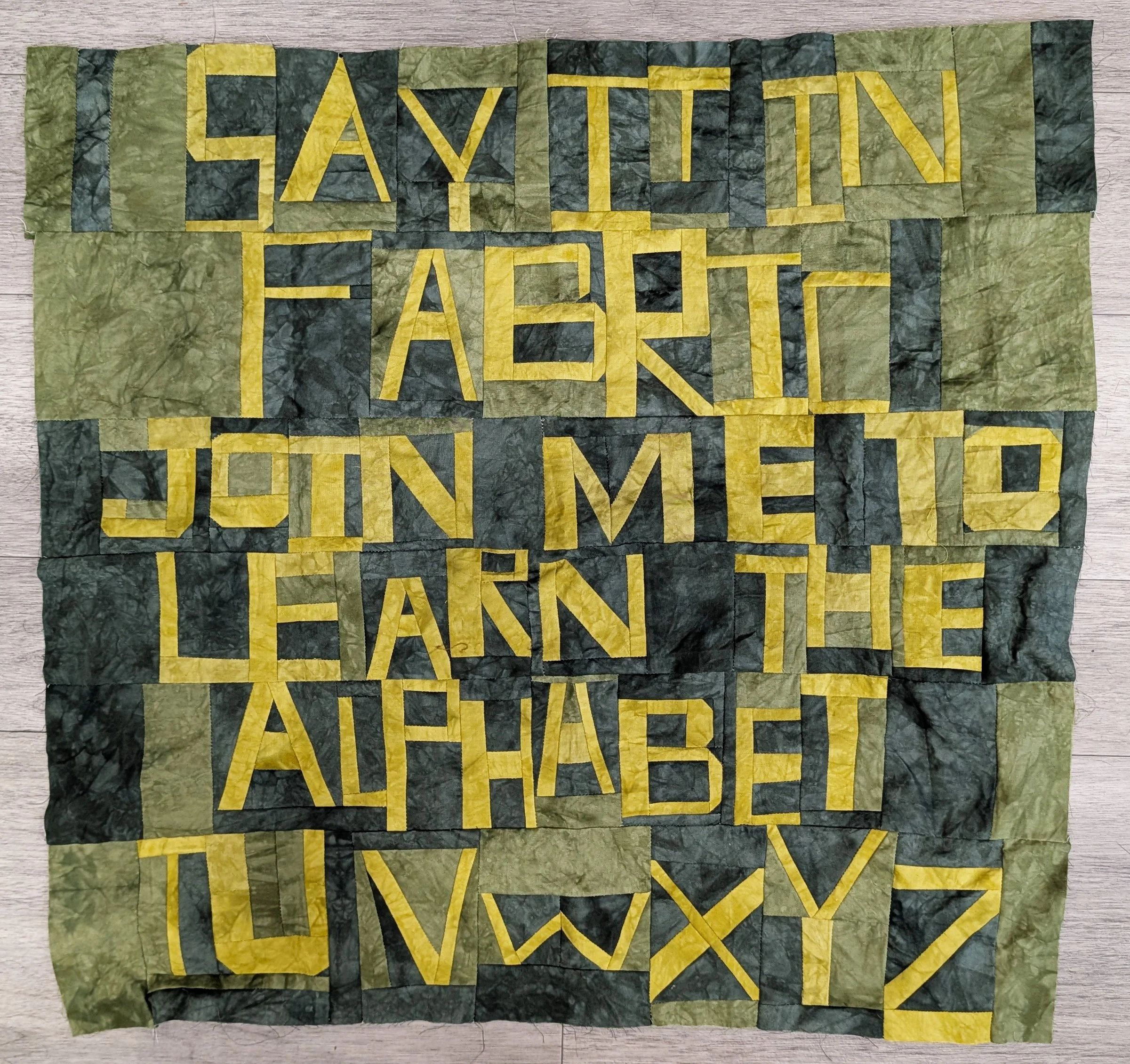 Say it in Fabric
