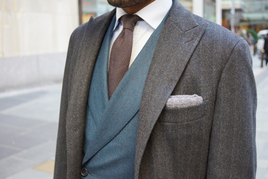Wool pocket square by J.Crew