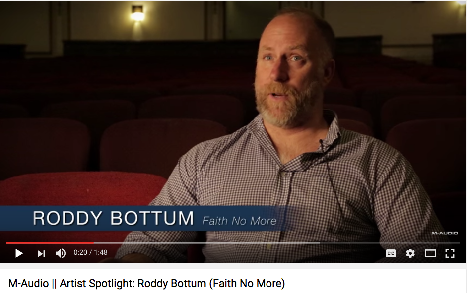 M-Audio x Roddy Bottum (Faith No More)