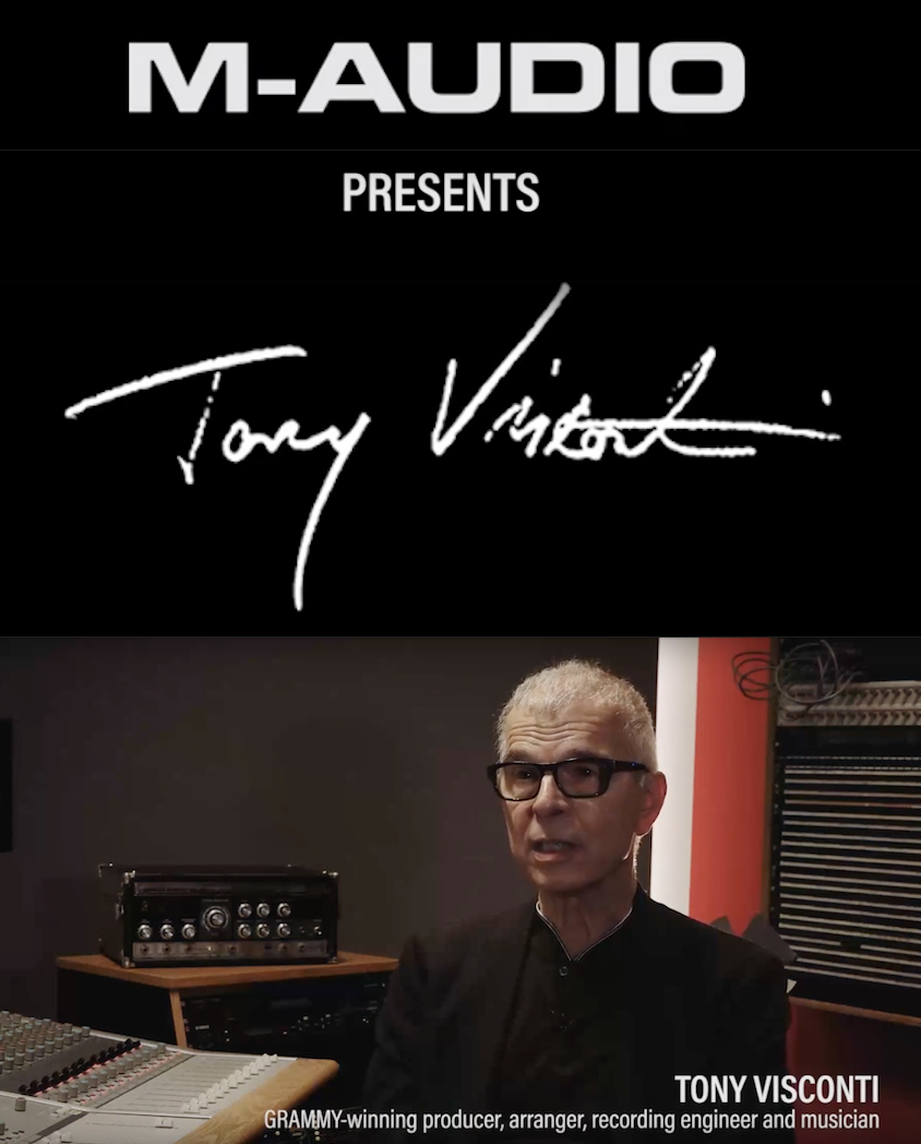 Tony Visconti x M-Audio (Important Producers in Rock History)