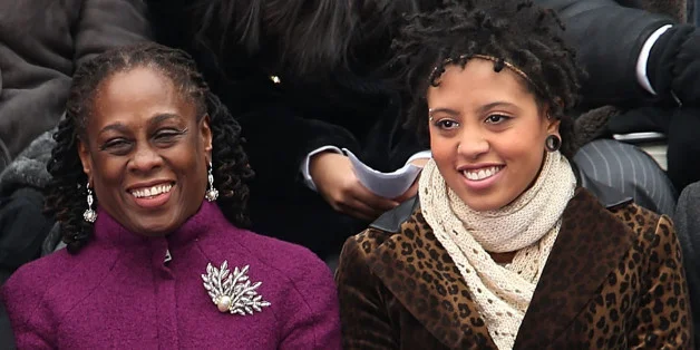 First Lady Chirlane McCray and daughter. (Getty)