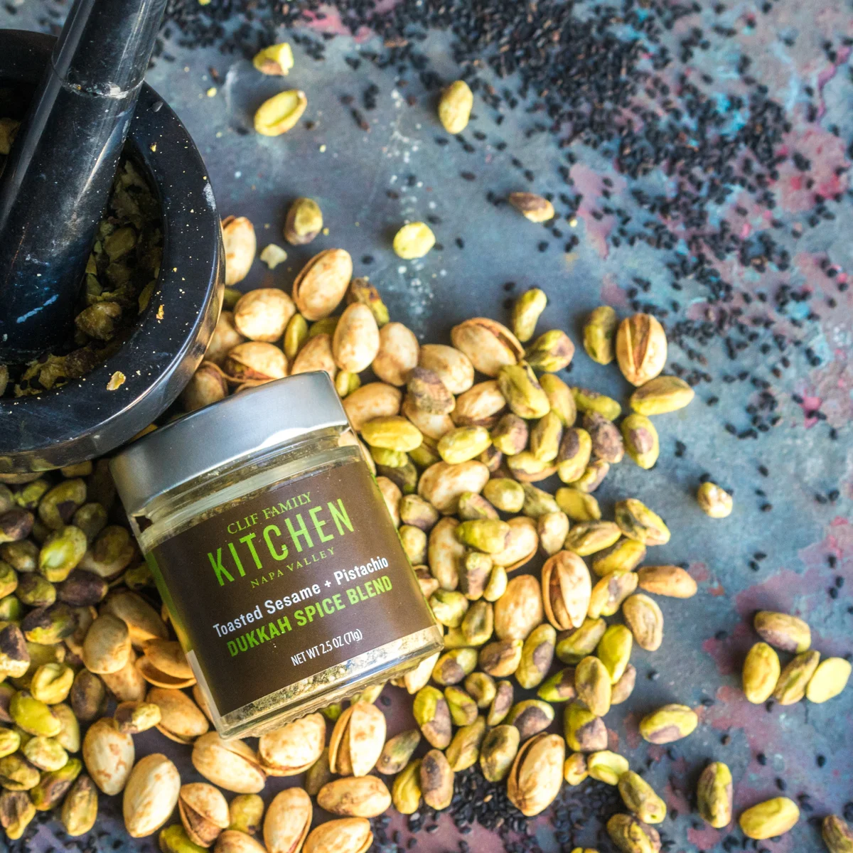Toasted Sesame + Pistachio Dukkah