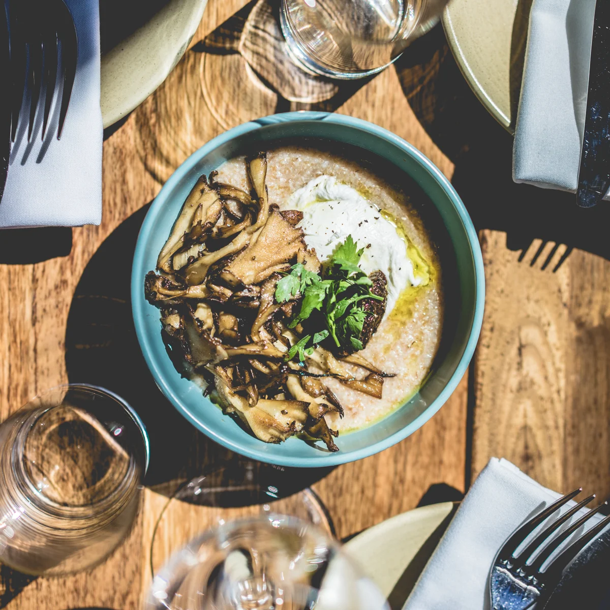 Cracked Farro Porridge