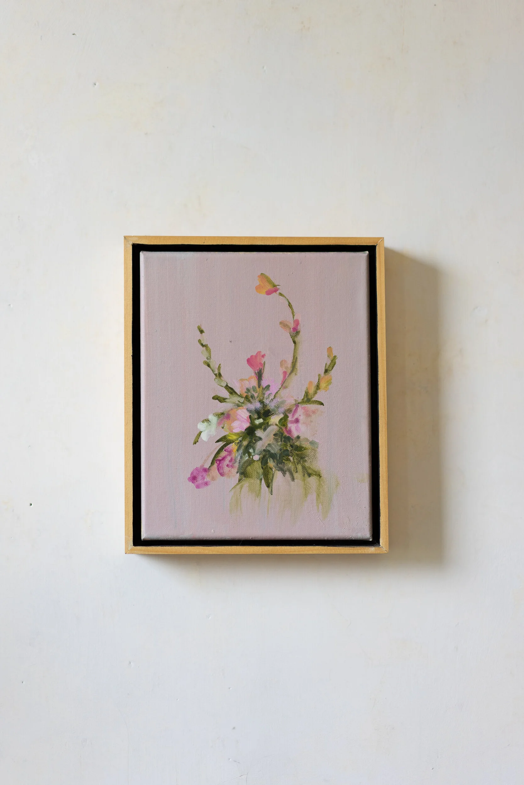 "Floral Study No. 26" 8x10 Framed Original Oil Painting