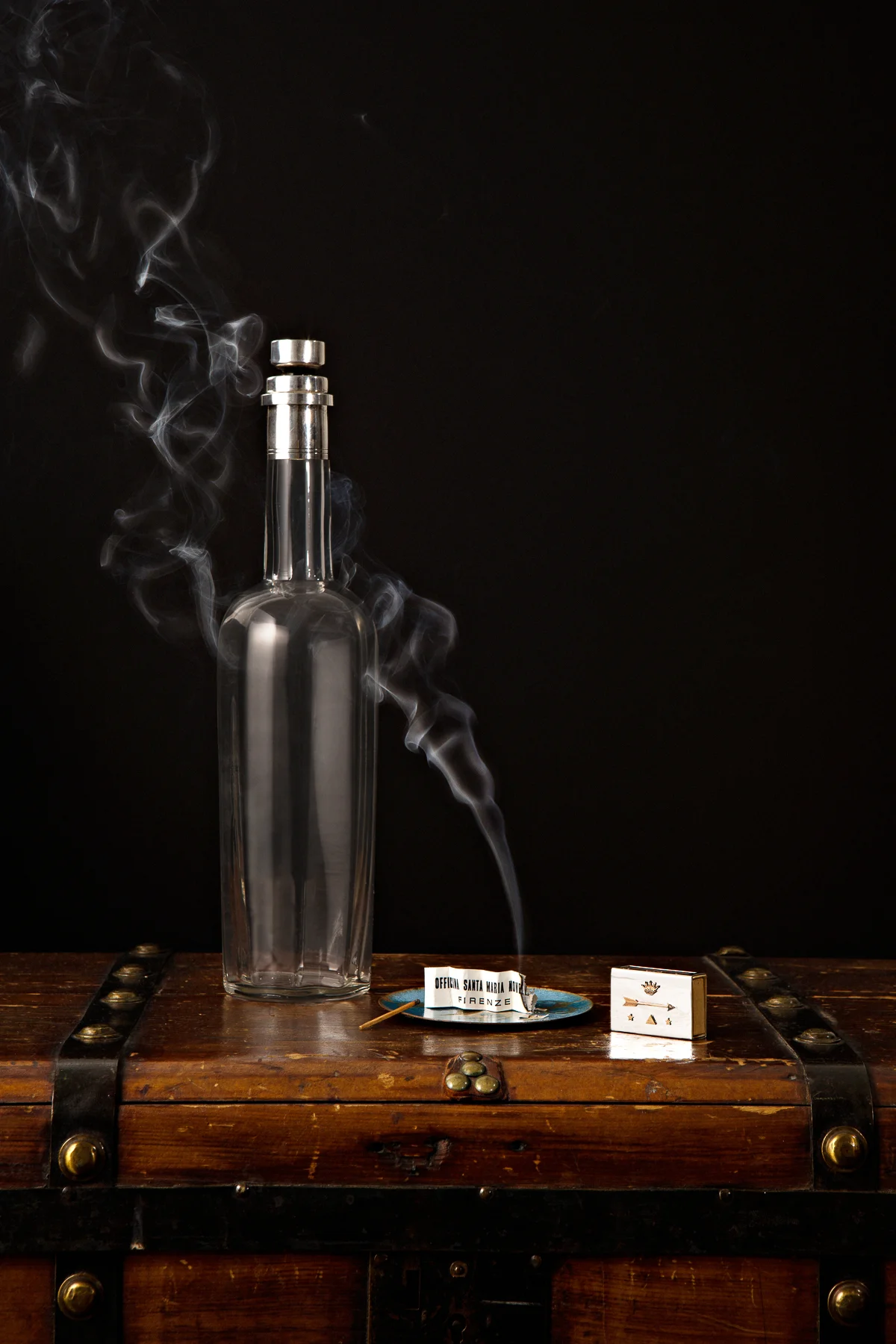 Foudrae silver matchbox still life