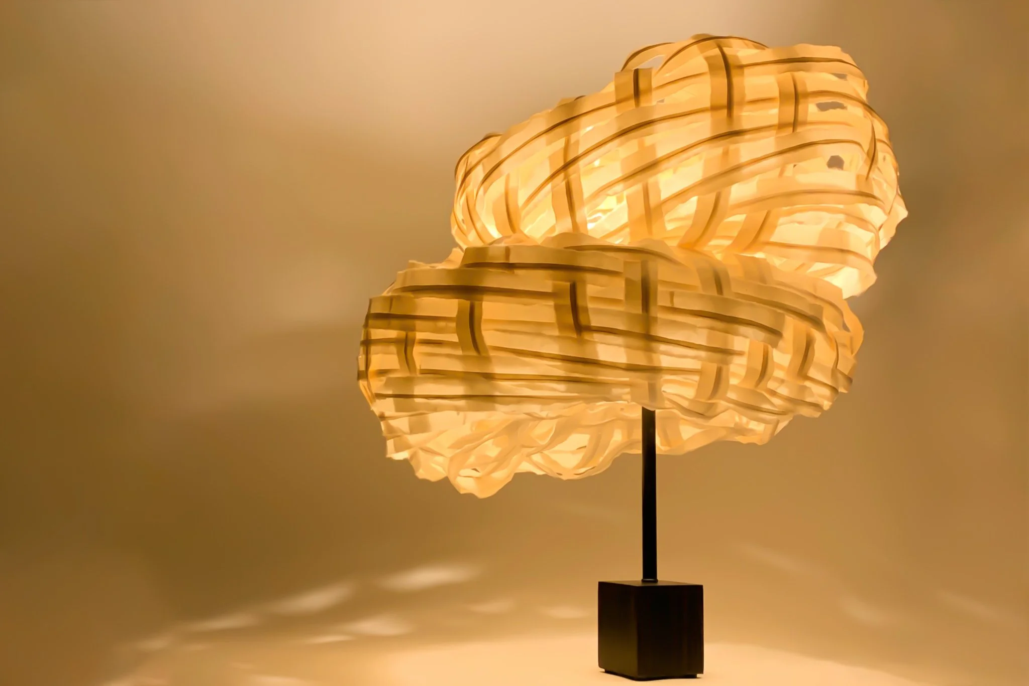 Woven Light: Washi Sculptures by Yuri Kinoshita