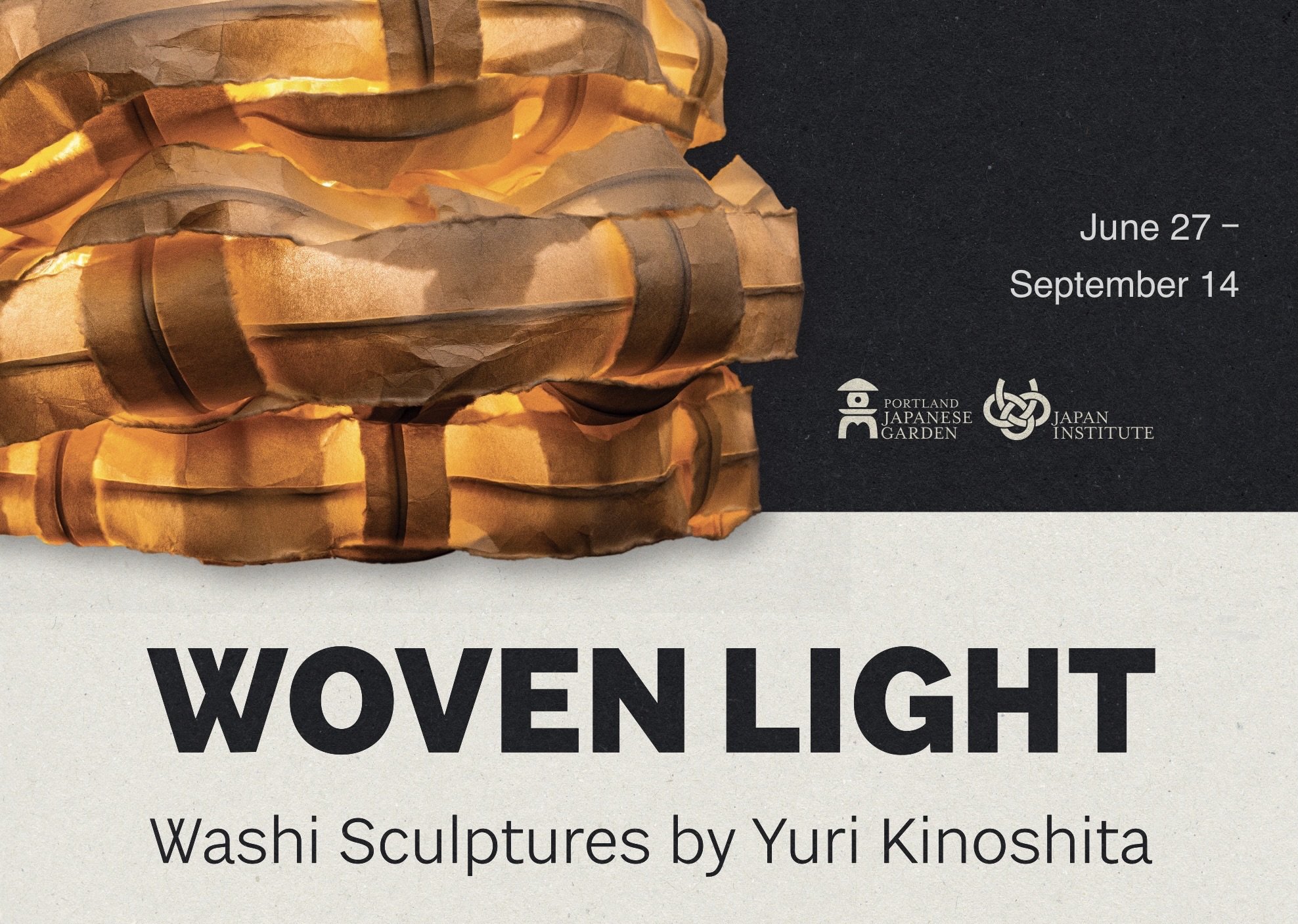 Woven Light: Washi Sculptures by Yuri Kinoshita