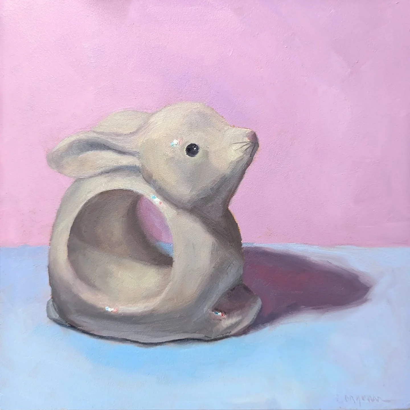 Do you ever feel like life circumstances have left you feeling empty inside, but you're still showing up, you're still hopeful, you're still doing the best you can, and dang it you're still cute? 

I love the soft color in this piece and the proud po