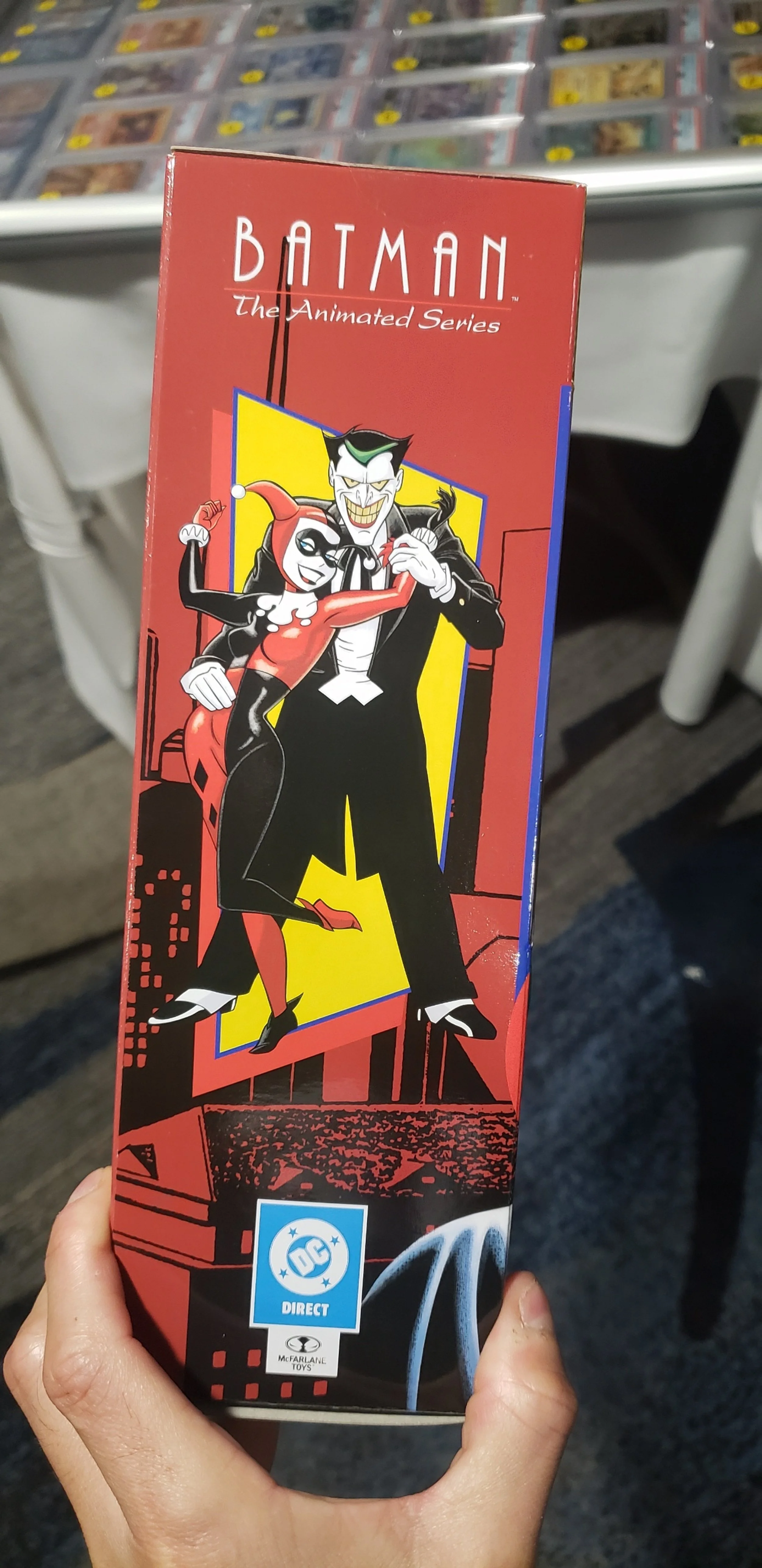 extravacon,batman the animated series toys,mad love batman toy,batman toys