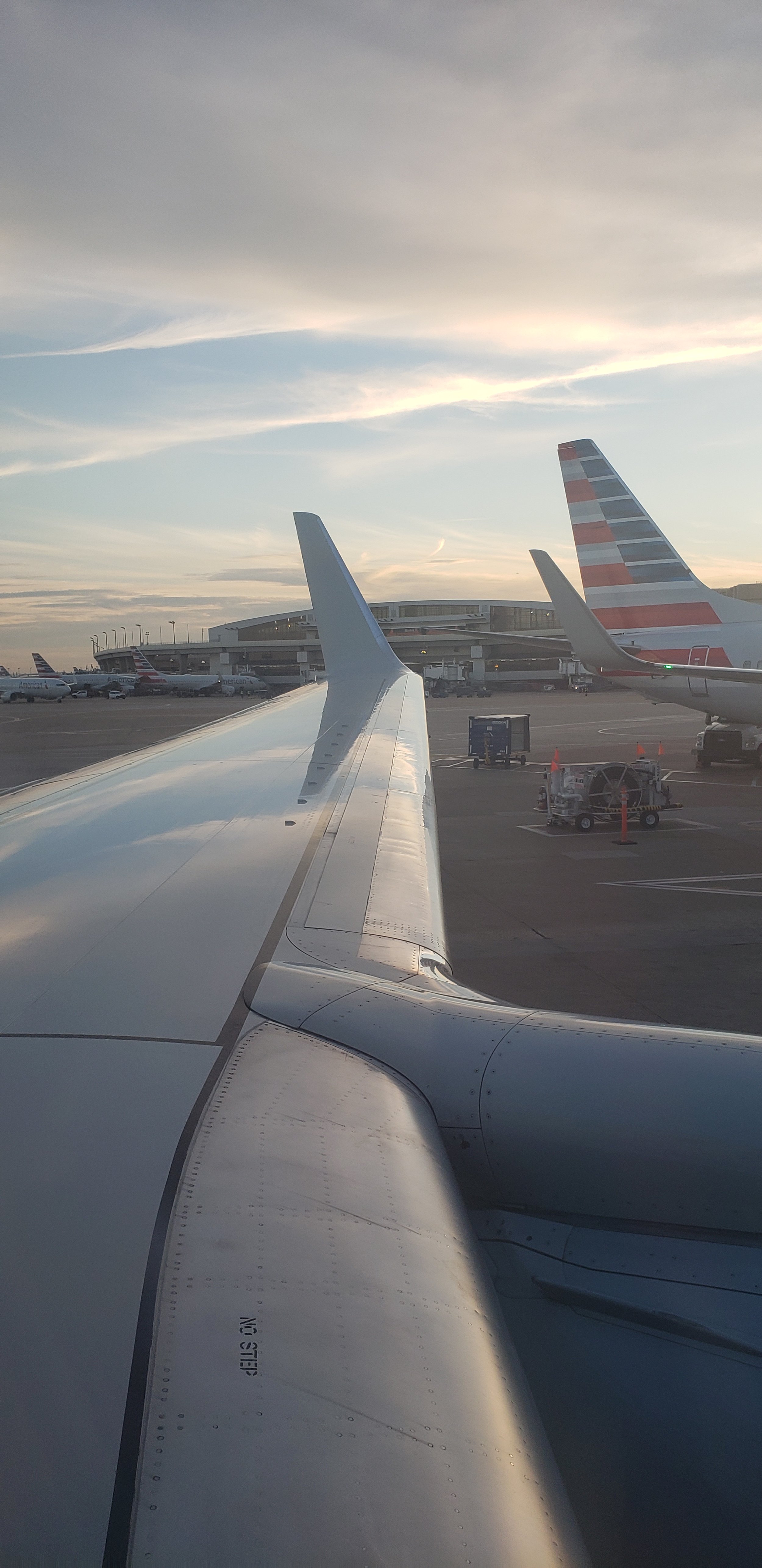 airplane window picture of wing