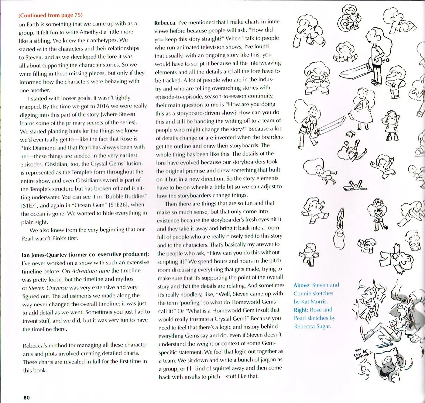 the art of steven universe,steven universe end of an era,rebecca sugar,kat morris,steven universe sketches