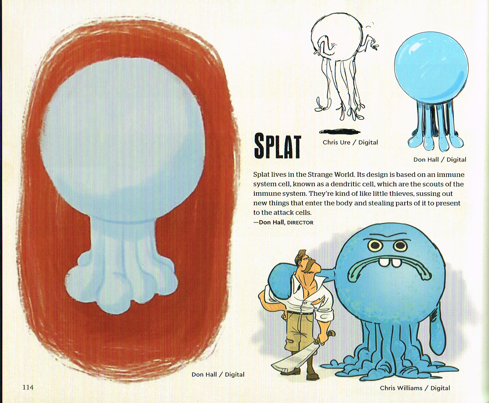 the art of strange world, strange world concept art,splat concept art,strange world splat art,splat character designs,chris ure art,don hall art,chris williams art