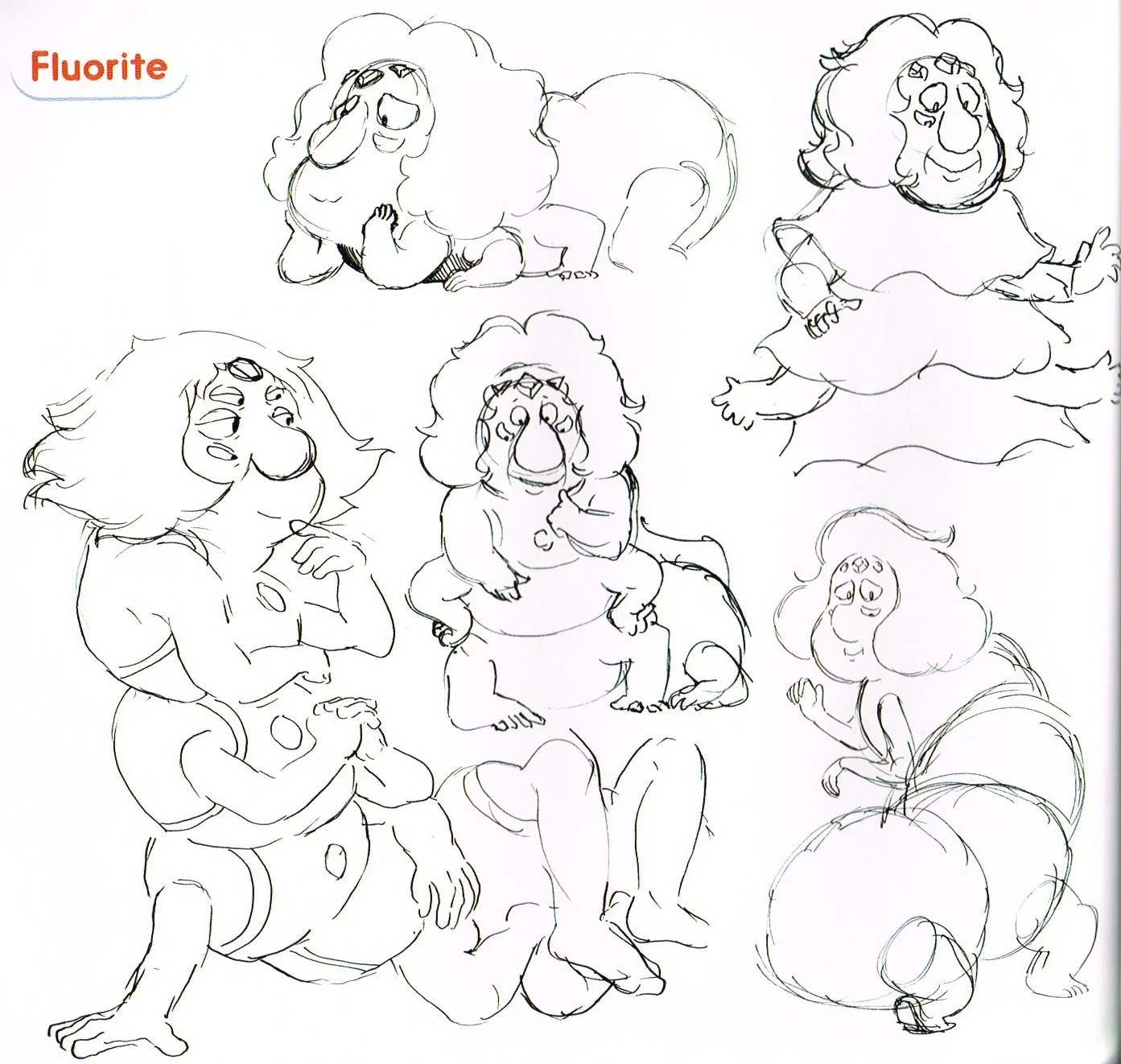 the art of steven universe,steven universe end of an era art book,steven universe concept art,rebecca sugar,fluorite concept art,jeff liu