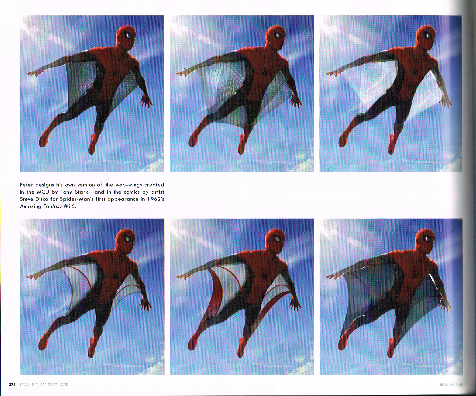 ryan meinerding,the art of spiderman far from home,spiderman far from home art,spiderman concept art,marvel spiderman movie art,spiderman far from home concept art,spiderman art,spiderman suit art