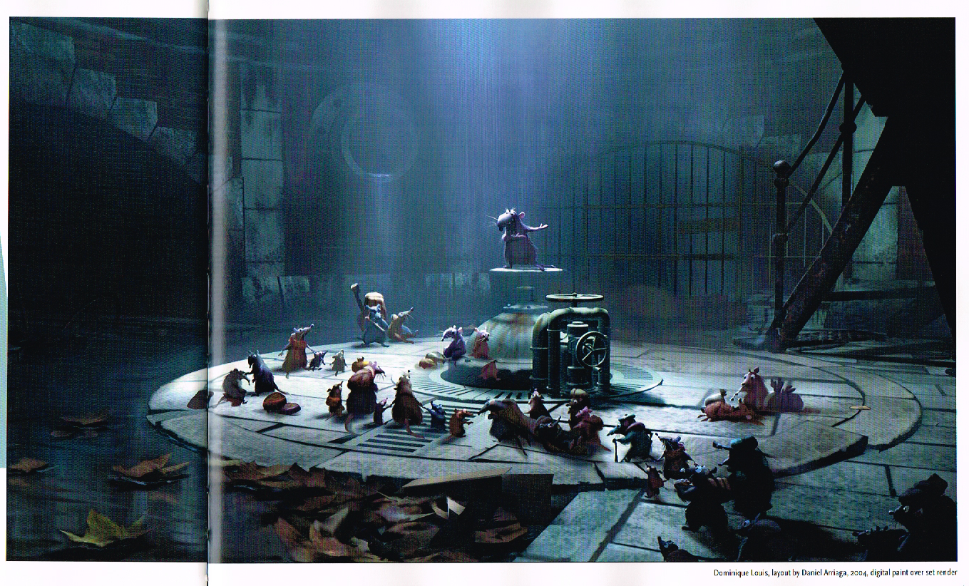 the art of ratatouille,pixars ratatouille art, ratatouille concept art,Dominique Louis art,Daniel Arriaga art